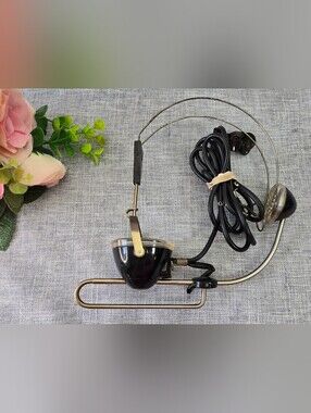Vintage Telephone Operator Headset Switchboard No 52 Set Bakelite Untested Prop